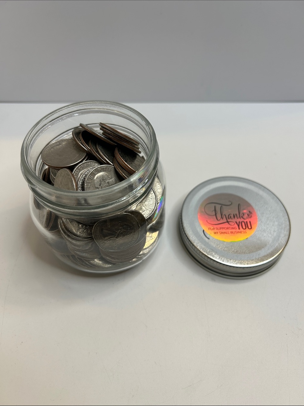 $40 Face Value U.S. Quarters – 160 Coins – Jar Lot – Unsearched Mixed Circulated